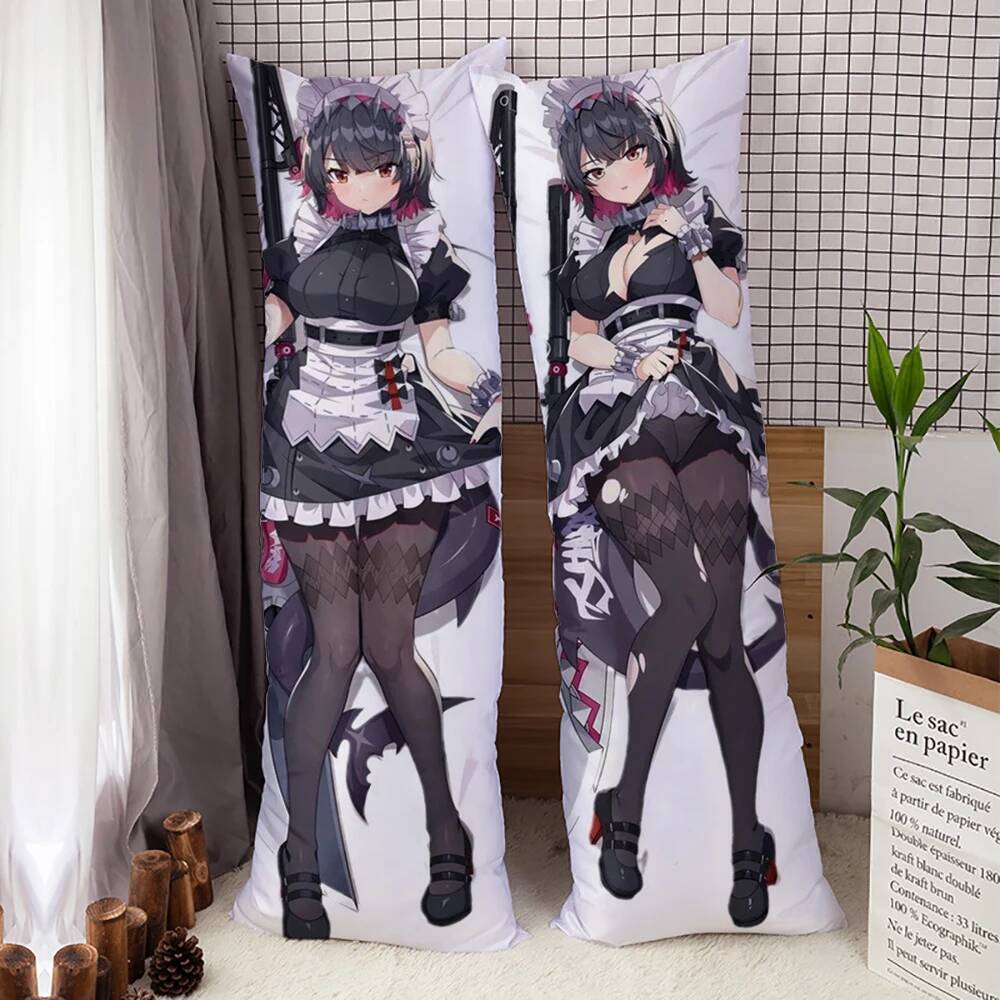 Throw Pillow - ゲーム Zenless ゾーンゼロエレンジョー抱き枕ヒンボディ枕ケースカバーホーム寝具スロークッションアニメ枕カバーフルサイズ