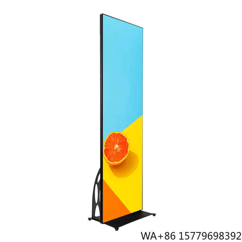 Decorative Mirror - WiFi 4G制御 P2.5 屋内フロアスタンド型LEDミラースクリーン デジタルサイネージディスプレイ LEDポスター