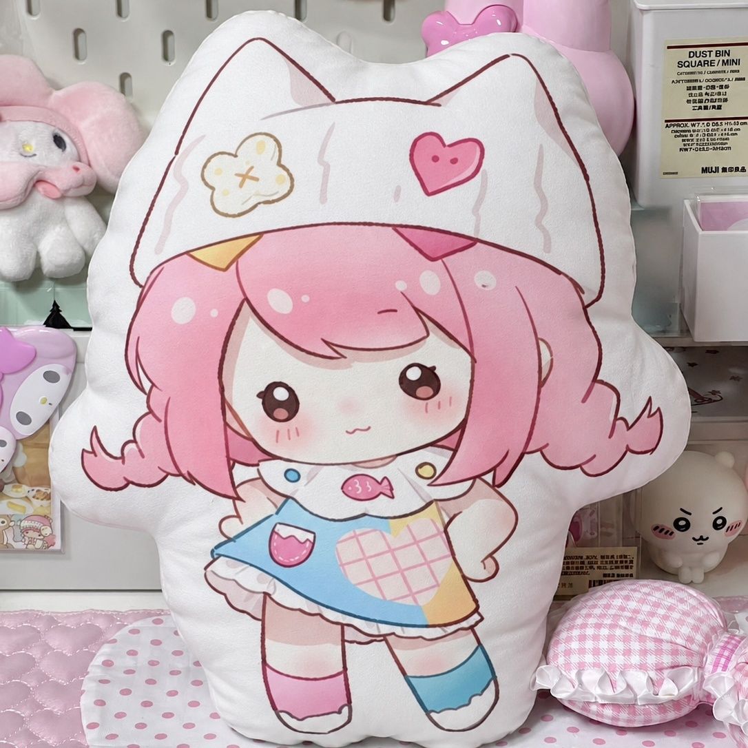 インフィニティ・ニッキ アニメコスプレ ぬいぐるみ ソフトク - Throw Pillow のレビューと価格