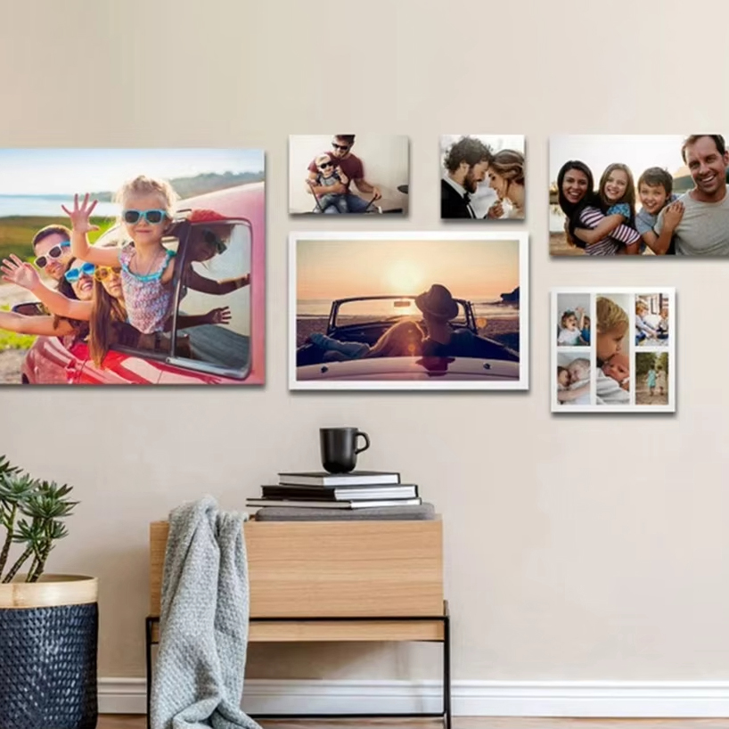 カスタムフレームレスフォトキャンバス印刷 お好きな写真を印刷 - Interior Design Living Room のレビューと価格