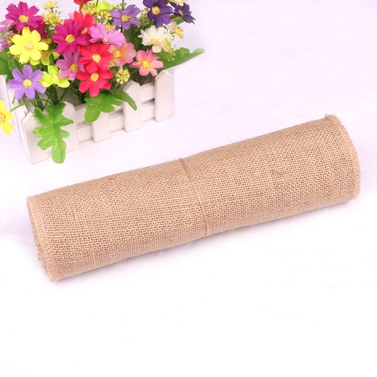 5-30 センチメートル天然ジュートリネン生地 20 メート - Table Runner のレビューと価格