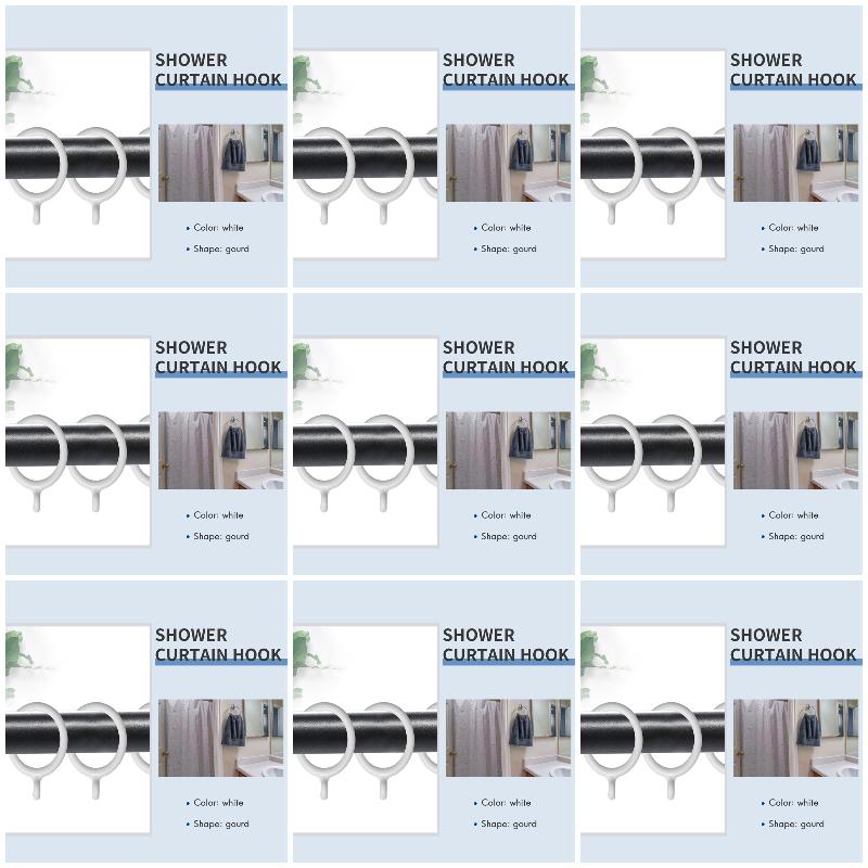9パック×(20×ホワイト25mmインナープラスチックカーテ - Curtain Curtain のレビューと価格